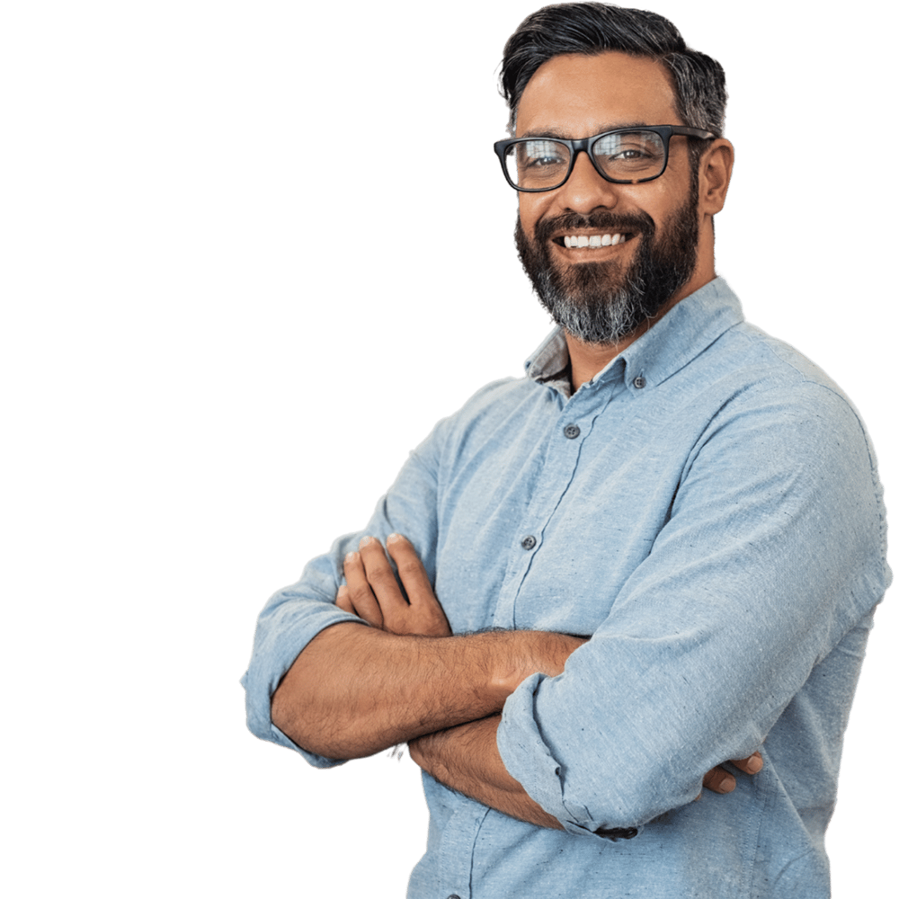 modelo com óculos de grau